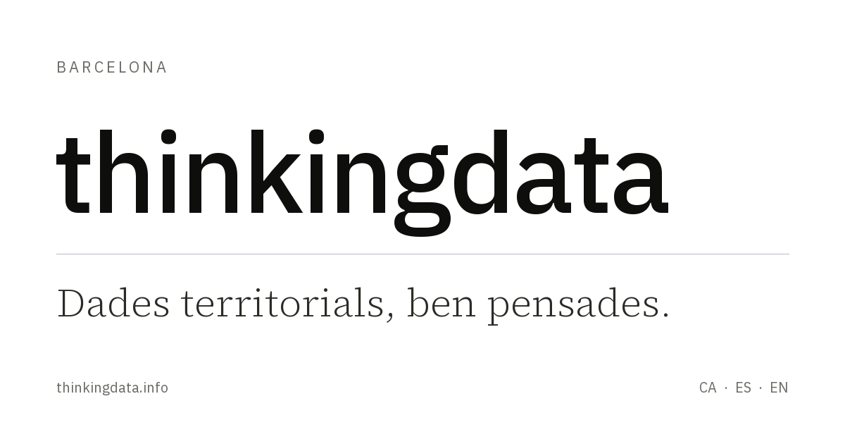 thinkingdata — Independent data consultancy